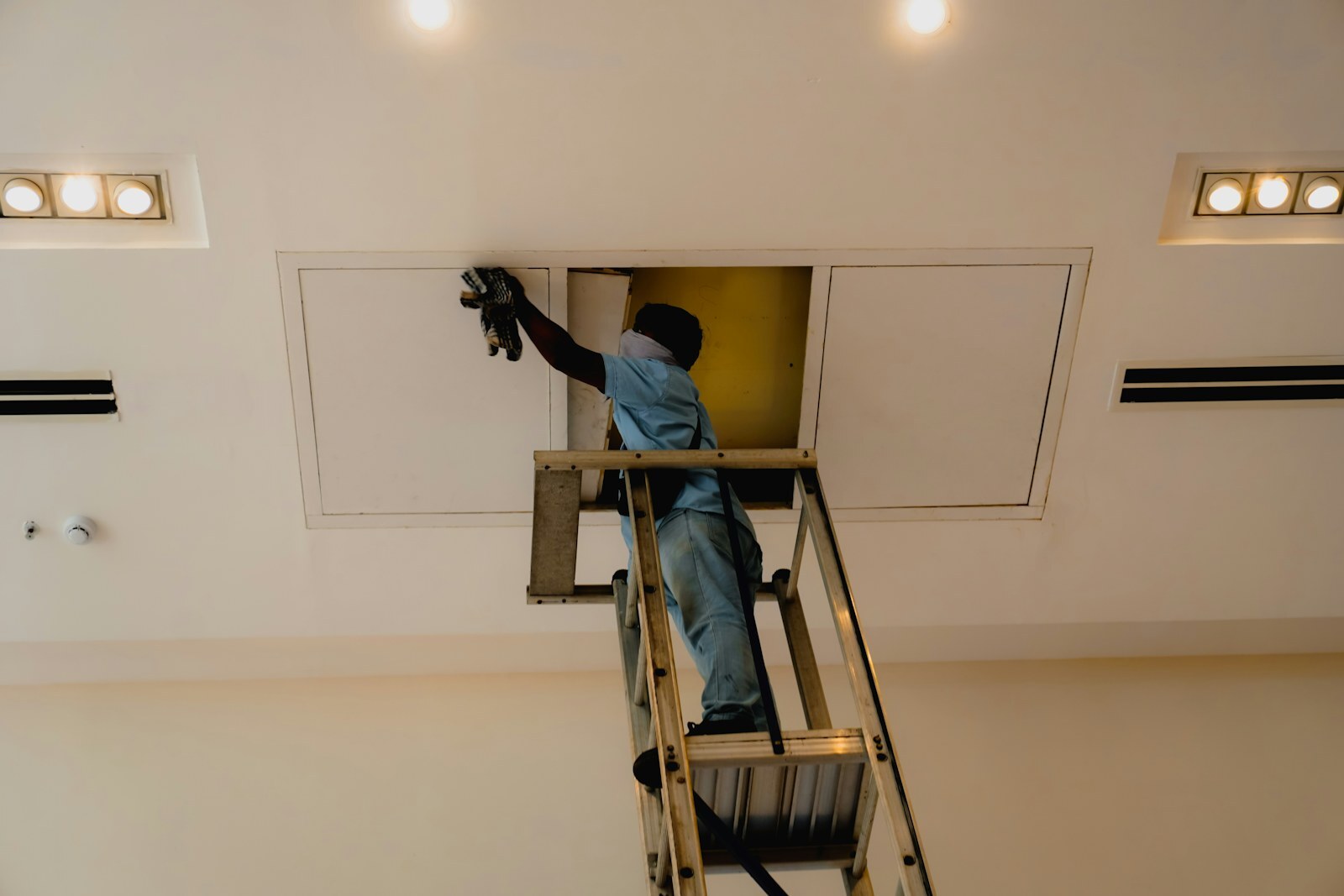 Ceiling repairs — Sagging lath & plaster, water stains, cracks and full replacements — made safe fast, documented for your insurer, rebuilt to match.